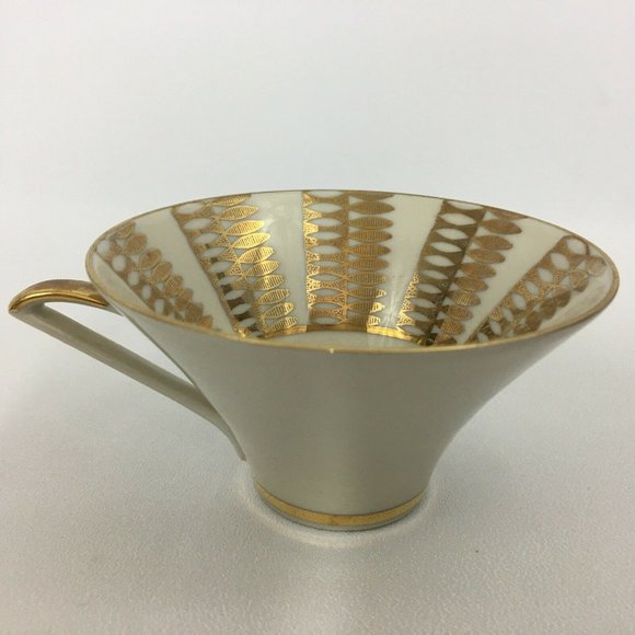 Winterling Tea Cup Saucer Plate Lunch Set 3 PC Set Bavaria Gold Trio Germany - Picture 8 of 12